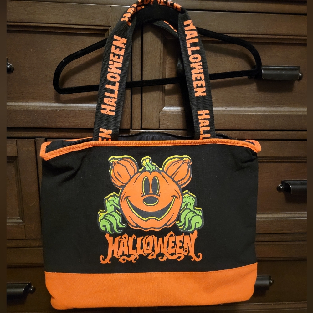 Disney Halloween Themed Black and Orange Tote Bag